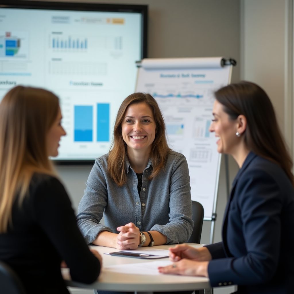 Fundadores de Finanzas Claras en oficina moderna
